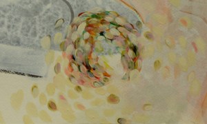 Section of recent Jerwood Drawing entry [GLOW]